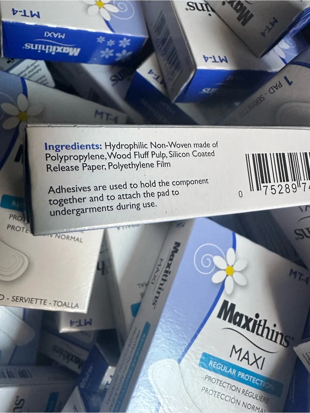 Maxithins Maxi Absorbent Pads - Individual Boxes (Lot)